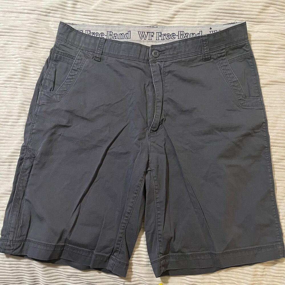 WearFirst Men's Grey and Navy Shorts
